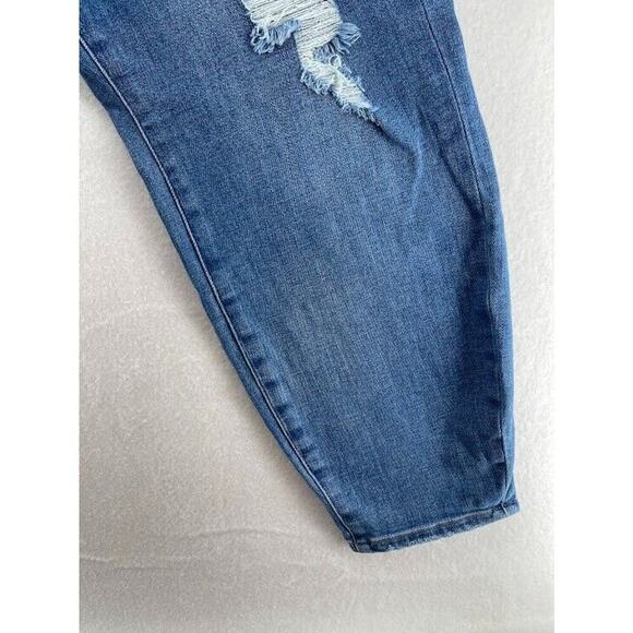 For Luv of Denim Womens Plus Size 20 Jeans Skinny High Rise Distressed - Picture 4 of 8